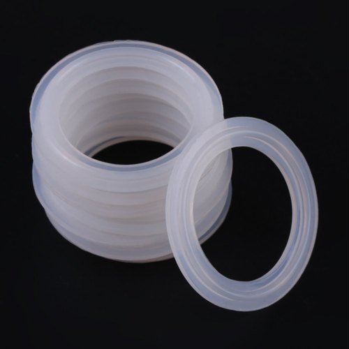 White Round Silicone Washer