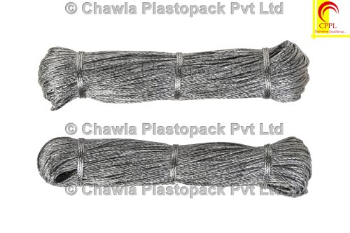 Polyester Silver Ban Rope ( Silver Panni Ban ) for Charpai, Size: 2mm