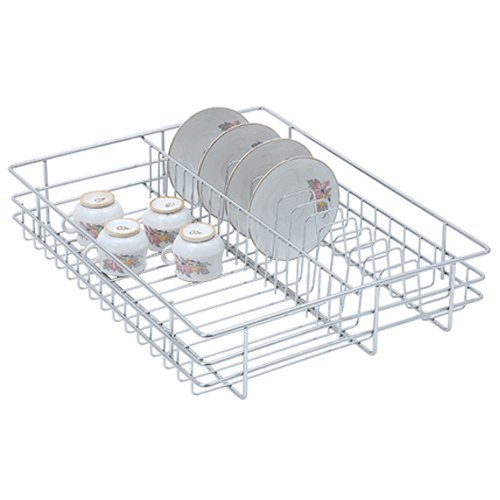 Silver SS Modular Kitchen Wire Basket, Shape: Rectangular