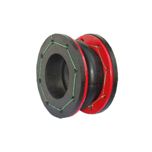 Single Arch Rubber Bellows with Fixed Flanges, Size: 2 inch
