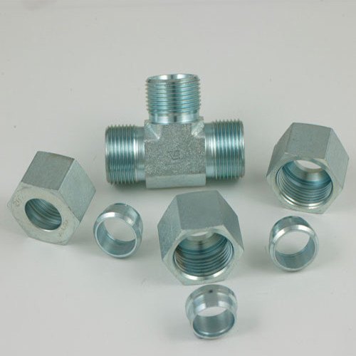 SS Single Ferrule Tube Fitting, For Structure Pipe, Size: 1 inch-2 inch