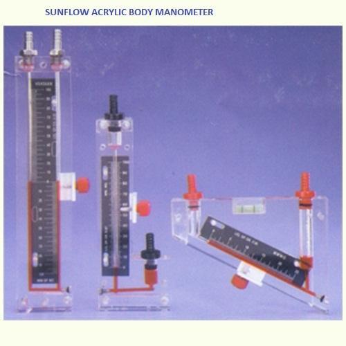 Single Limb Acrylic Body Manometer, 0 to 600 mm WC