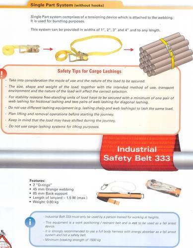 Allsafe Orange Single Part System (with Out Hooks)