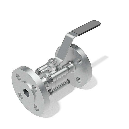 Stainless Steel Single Piece Ball Valves Flange End