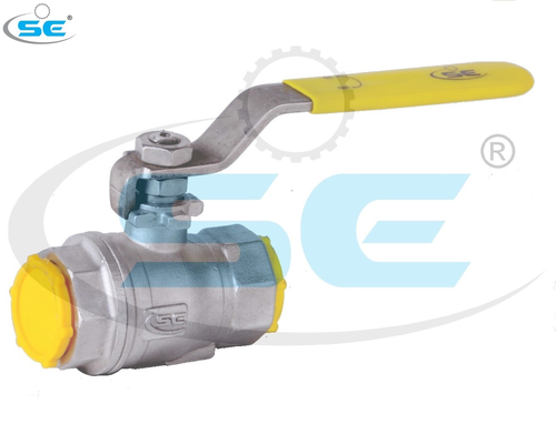 Stainless Steel Single Piece Screw End Ball Valve