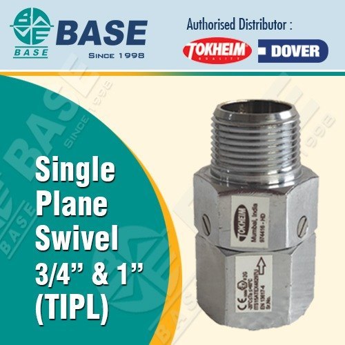 Aluminum Single Plane Swievel, For Fuel, Size: 3/4 inch