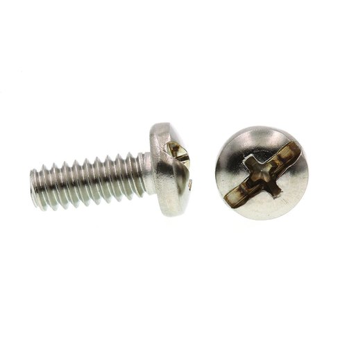 Stainless Steel Pan Head Combination Screw, Size: Upto M12
