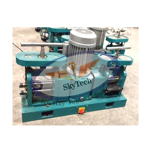 Stainless Steel Skytech Double Head Bench Top Jewelry Wire & Sheet Rolling Mill