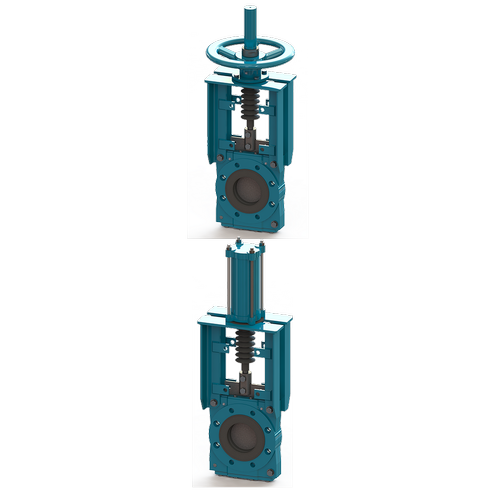 Emaar Stainless Steel SLB-100 Is A Bi-Directional Slurry Valves, For Industrial, Valve Size: 2-24 Inch