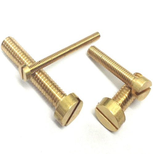 HKE Round Slotted Brass Screw