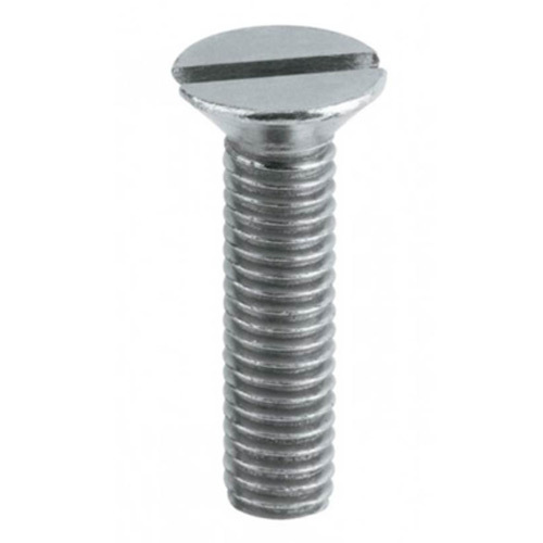 Round Mild Steel Slotted Countersunk Screw, For Hardware Fitting, Packaging Type: Packet