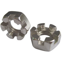 self Stainless Steel Slotted Nuts, Grade: Automatic, Size: Standard