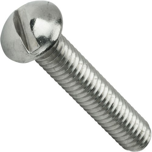 Slotted Round Head Machine Screws, Size: M3 - M12