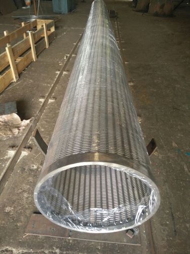 SS stainless steel v wire screen pipe, Size: 50 dai to 300 dia, for Industrial