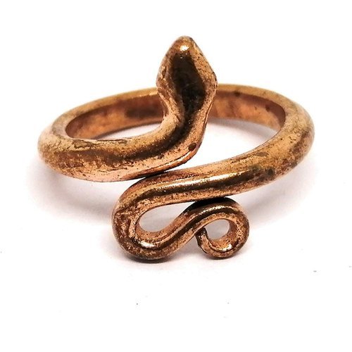 Brown Snake Ring Copper