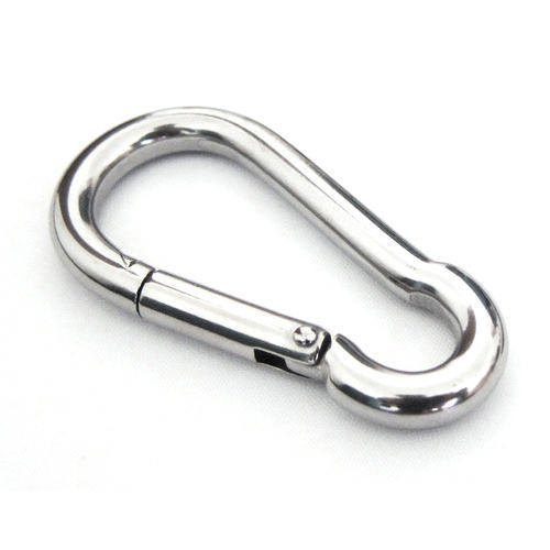 Silver Stainless Steel SS Snap Hook, Size/Capacity: 3
