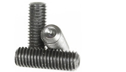 ALLOY STEEL Full Thread Socket Set Screws High Tensile Cup Point, BLACK