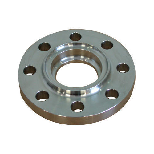 Stainless Steel Socket Weld Pipe Flange, Shape: Round