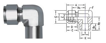 Socket Weld Tube Elbow, for Hydraulic Pipe