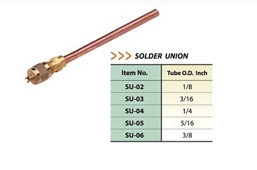 Solder Union/ Schrader Valve