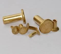 Noble Brand Solid Brass Rivets, Size: 6mm