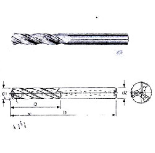 Solid Carbide 2-Fluted Ball Nose End Mill