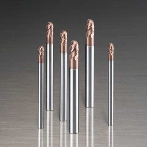 Solid Carbide Ball Nose Cutter - Multiflute