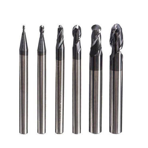 0.5-20 Mm Ball Nose End Mill Cutters, 40-200 Mm