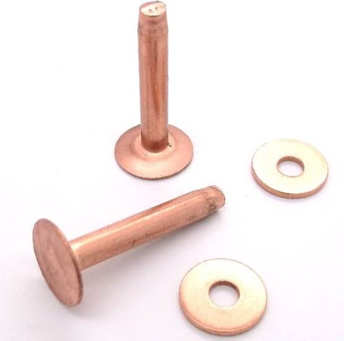 Flat Solid Copper Rivet