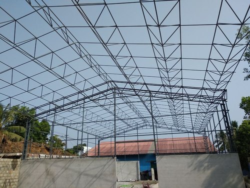 Mild Steel Space Frame Structure, For Mall Roofs