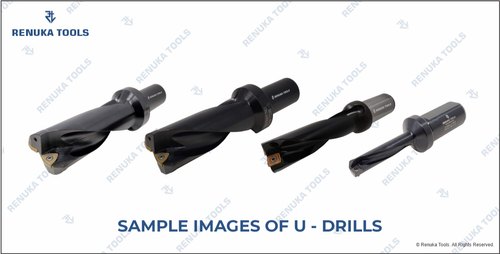 Renuka Tools Carbide Tipped U- Drills / Indexable Drills, For Drilling