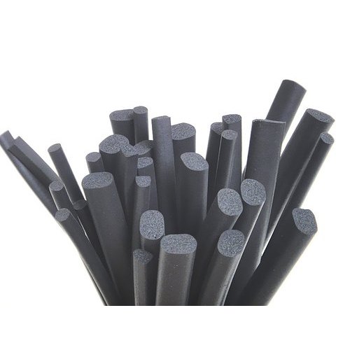 Black Sponge Rubber Gaskets, For Industrial, Thickness: 1-10 Mm