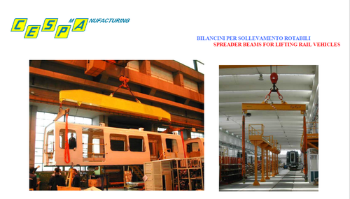 Spreader Beams For Lifting Rail Vehicles