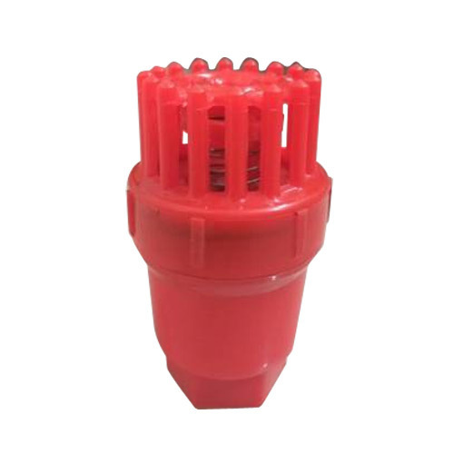 Raja Red PP Spring Type Foot Valve, Size: 20 Mm