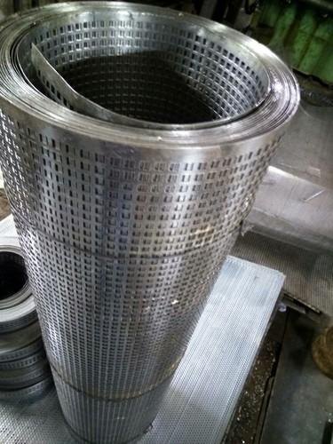 Round Square Hole Stainless Steel Perforated Coil For Industrial