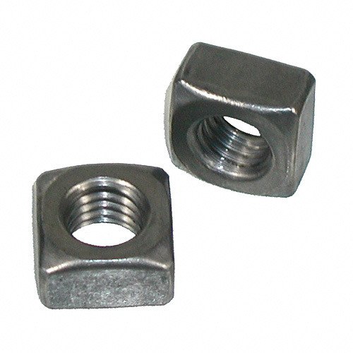 Polished Mild Steel Square Nut, Size: 15 X 15 Mm