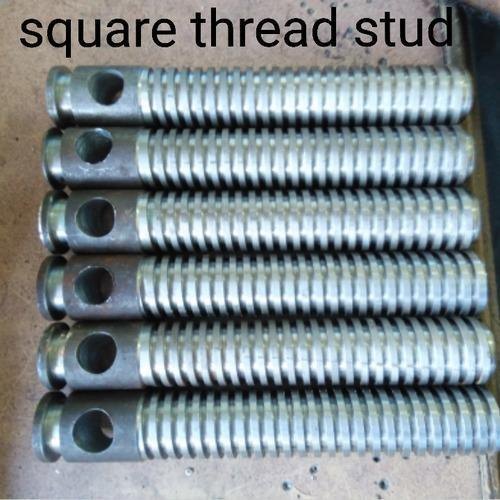 Stainless Steel 304 Square Thread Studs, For Industrial, Size: M4 To M52