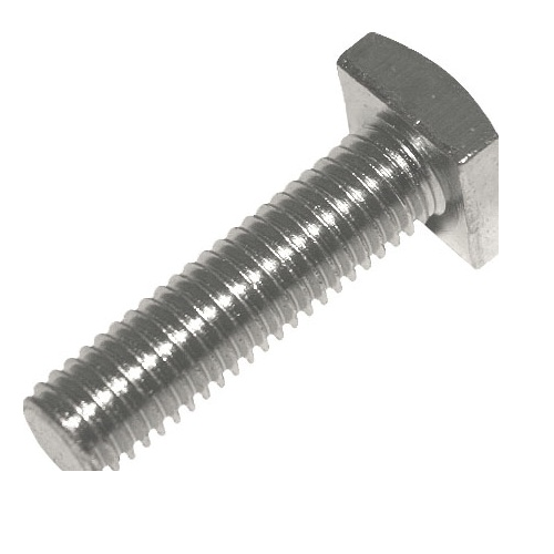M 8 To M 24 Silver SS 304 Carriage Bolt