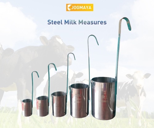 Stainless Steel SS 304 Milk Measures, Capacity: 1 Liter to 50 ml