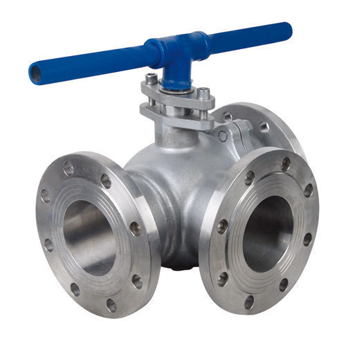 SS 316 Three Way Plug Valve Flanged