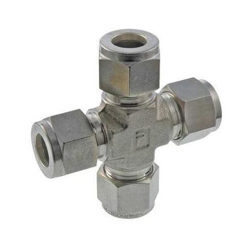 SS Cross Union, Size: 3/4 inch, for Gas Pipe