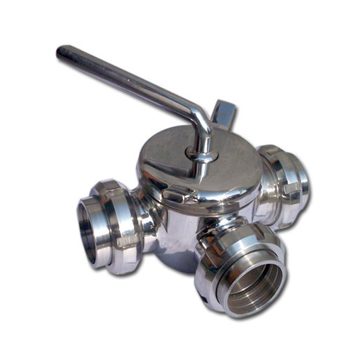 Pipe 304 Stainless Steel Dairy Valve, Size: 1