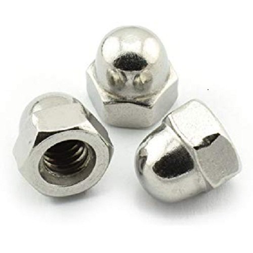 KEC Stainless Steel Dome Nuts, Size: 3 mm