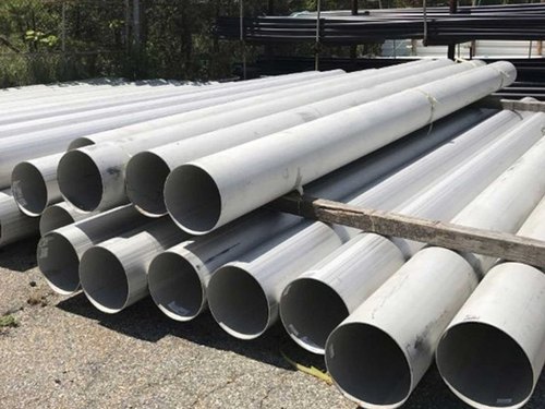 Round Stainless Steel EFW Pipes & Tubes, 6m