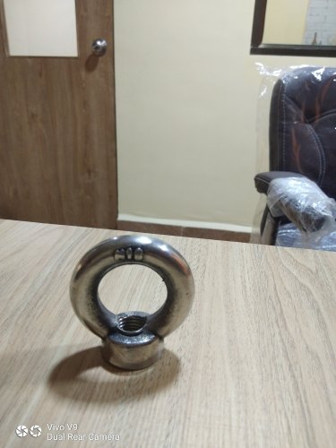 Polished SS Eye Nut 10 MM, Size/Capacity: 250 Kg