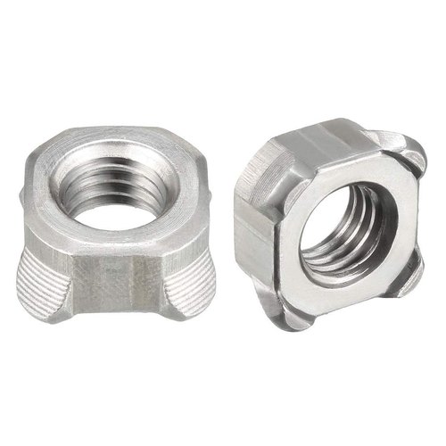 SIW Stainless Steel Square Welded Nut, Size: M4 To M12