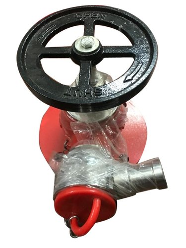 Manual Single Head Stainless Steel Landing Valve, For Fire Safety