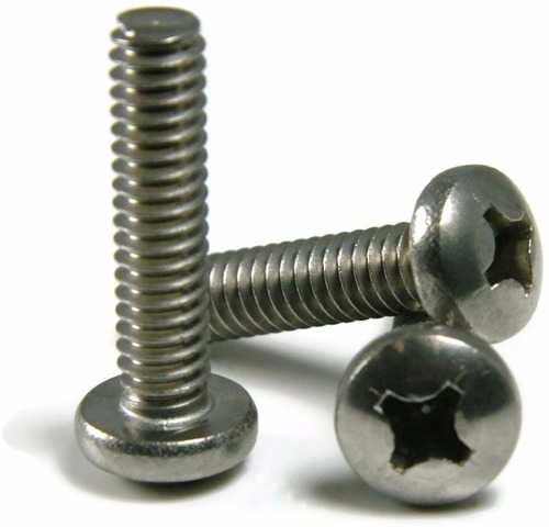 JC Stainless Steel SS Machine Screws UNC Series PAN, Grade: Aisi 304, for Industrial