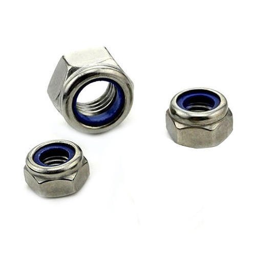 Screwwala Round SS Nylock Hex Nut, Size: M 3 And Above
