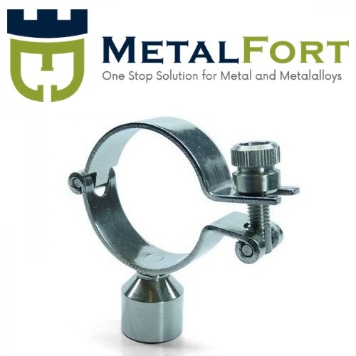 Stainless Steel Pipe Holding Clamp, Round Type